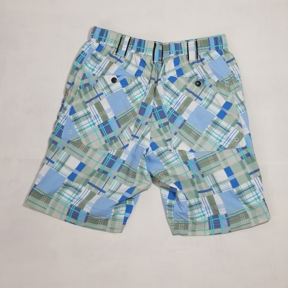 True Flies patchwork Madras short - Picture 4 of 6